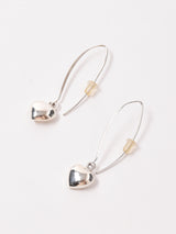 ハートモチーフ フックピアス