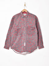 Levi's 花柄 カラーデニム長袖シャツ