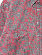 Levi's 花柄 カラーデニム長袖シャツ