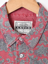 Levi's 花柄 カラーデニム長袖シャツ
