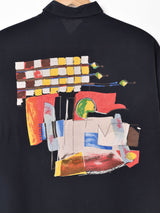 プリント長袖シャツ