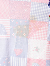 70s パッチワークデザイン  スリーブレスワンピース