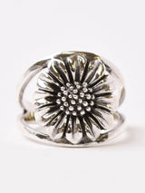 フラワーモチーフ シルバーリング マーガレット