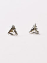 トライアングルモチーフ シルバーピアス