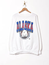 アメリカ製 シロクマプリント スウェットシャツ