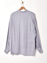 総柄 長袖シャツ