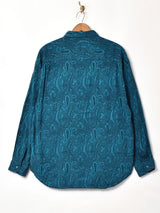 ペイズリー柄 長袖シャツ