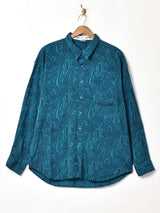 ペイズリー柄 長袖シャツ