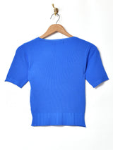 【3色展開】Meridian 半袖 リブセーター