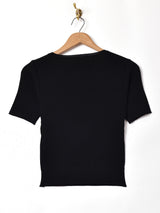 【3色展開】Meridian 半袖 リブセーター