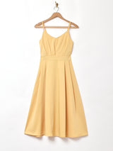 【3色展開】Meridian タック キャミソールワンピース