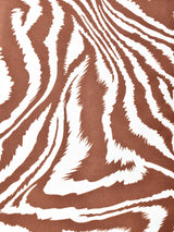 Meridianベルト付き ゼブラ柄長袖シャツ