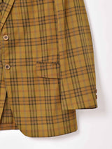 TOWNCRAFT チェック柄ブレザー