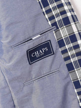 CHAPS チェックジャケット ブルー