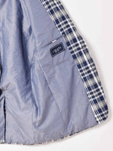 CHAPS チェックジャケット ブルー