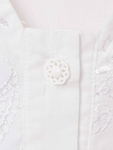 ペイズリー刺繍 ユーロブラウス