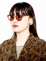 【7色展開】サングラス ライトブラウン×ブラウン