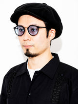 【7色展開】サングラス ブラック×ブルー