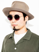 【2色展開】サングラス シルバー×ブラウン