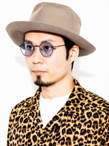 【3色展開】カラーレンズサングラス  シルバー×ブルー