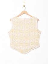 総スパンコールビーズトップス