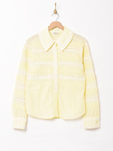 ラウンドカラーブラウス