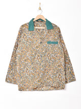 ペイズリー柄 パジャマシャツ