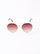 【2色展開】サングラス ゴールド×ブラウン