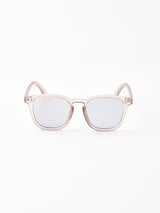 【2色展開】クリアサングラス マットクリアグレー×ライトグリーン