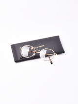 【2色展開】サングラス ゴールド×クリア