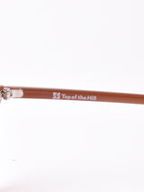 【7色展開】サングラス ライトブラウン×ブラウン