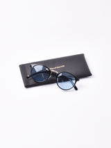 【7色展開】サングラス ブラック×ブルー