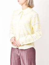 ラウンドカラーブラウス