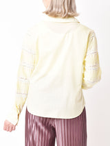 ラウンドカラーブラウス