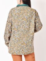 ペイズリー柄 パジャマシャツ