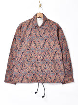 【3色展開】Backers ペイズリー柄 コーチジャケット