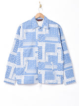 Backersペイズリー柄 コーチジャケット