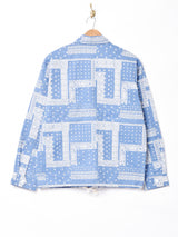 Backersペイズリー柄 コーチジャケット