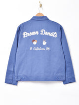 【2色展開】Backers ドーナツモチーフ刺繍 ワークジャケット