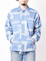 Backersペイズリー柄 コーチジャケット