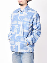 Backersペイズリー柄 コーチジャケット