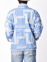 Backersペイズリー柄 コーチジャケット