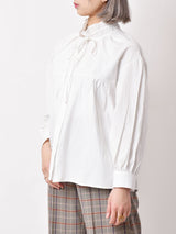 【2色展開】Elcaminoギャザーネック ブラウス
