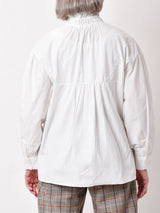 【2色展開】Elcaminoギャザーネック ブラウス