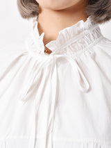 【2色展開】Elcaminoギャザーネック ブラウス