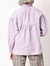 【2色展開】Elcaminoギャザーネック ブラウス