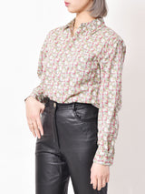 【2色展開】Elcaminoスクエアパターン コットン 長袖シャツ