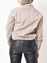 【2色展開】Elcaminoスクエアパターン コットン 長袖シャツ