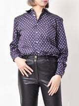 【2色展開】Elcaminoモノグラムパターン コットン 長袖シャツ