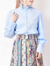 Elcamino ハイネック レースブラウス